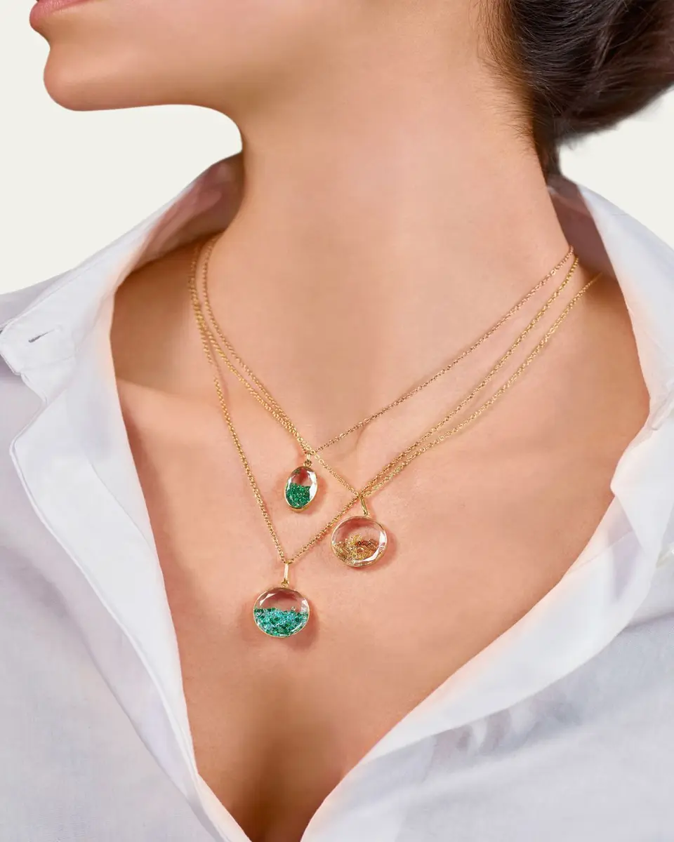 MORITZ GLIK 18K Yellow Gold Core 18 Necklace with Yellow Diamonds | Thumbnail 2 MORITZ GLIK 18K Yellow Gold Core 18 Necklace with Yellow Diamonds | Thumbnail 2