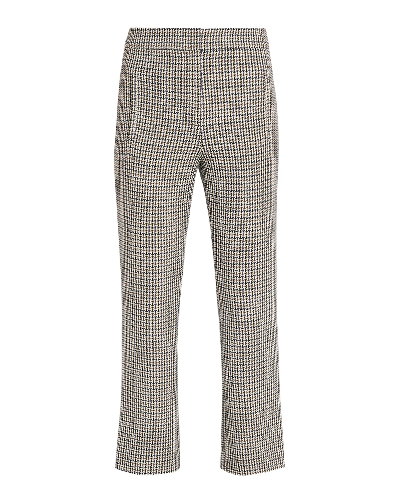 Veronica Beard Arte Check Plaid Kick-Flare Pants