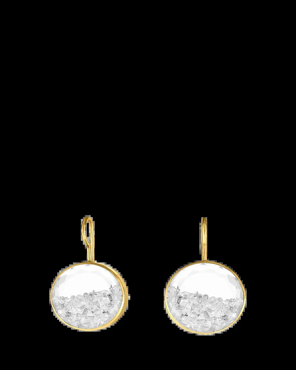 MORITZ GLIK 18K Yellow Gold Core 12 Earrings with Diamonds | Thumbnail 2 MORITZ GLIK 18K Yellow Gold Core 12 Earrings with Diamonds | Thumbnail 2