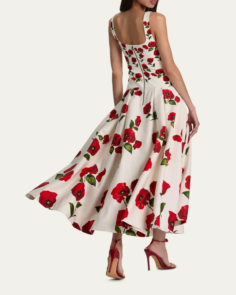 Alice + Olivia Adley Drop-Waist Maxi Dress | Thumbnail 3