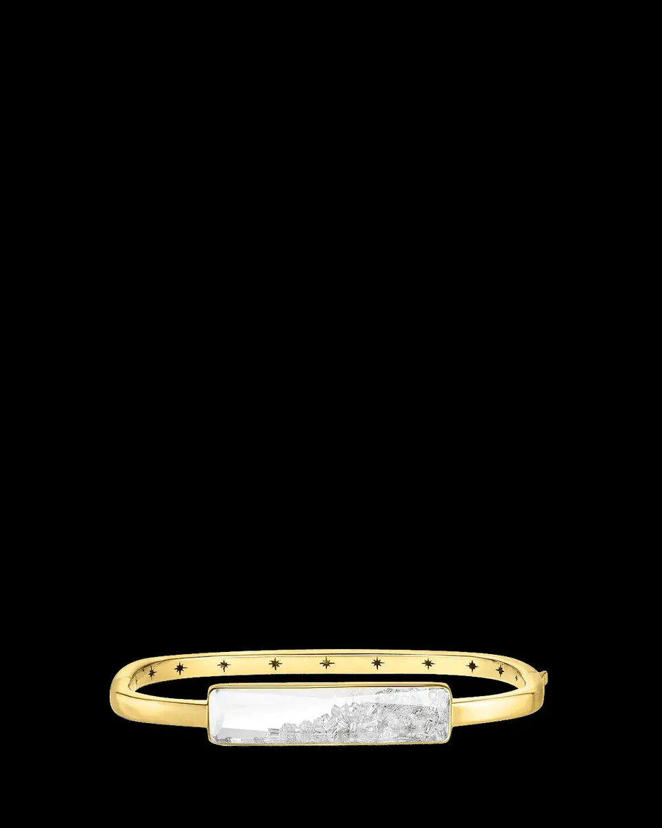 MORITZ GLIK Core Diamond Shaker Bangle in 18k Gold | Thumbnail 2