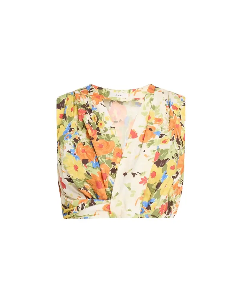 A.L.C. Brooklyn Floral Crop Top | Image 1 A.L.C. Brooklyn Floral Crop Top | Image 1