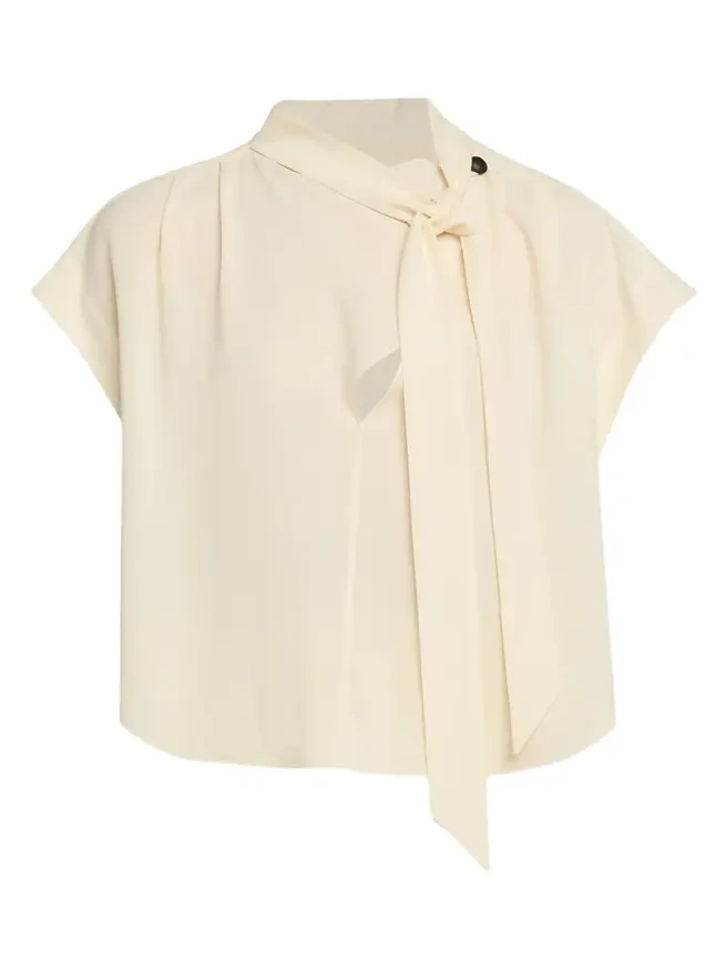 Selene Tie-Neck Blouse Selene Tie-Neck Blouse