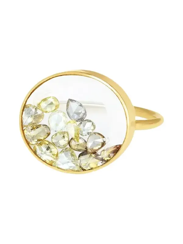 Yellow Diamond Shaker Ring in 18k Gold Yellow Diamond Shaker Ring in 18k Gold