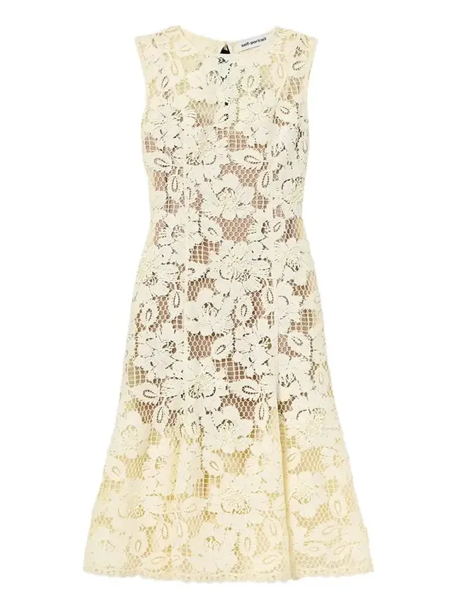 Crochet Lace Midi Dress Crochet Lace Midi Dress
