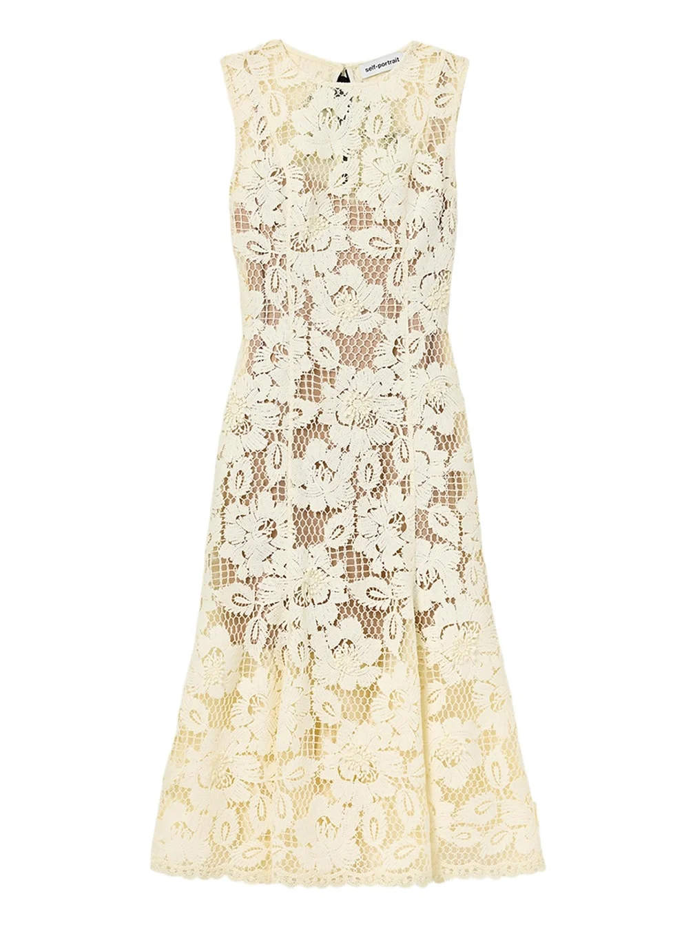 Crochet Lace Midi Dress