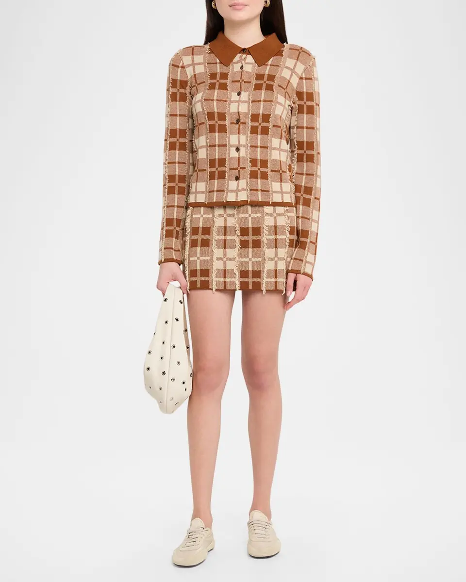 Guest In Residence Fringe Plaid Elle Shirt | Thumbnail 2 Guest In Residence Fringe Plaid Elle Shirt | Thumbnail 2