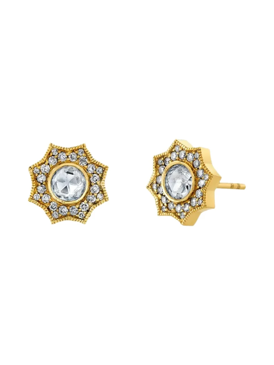 Arman Sarkisyan 22K Diamond Louiza Stud Earrings