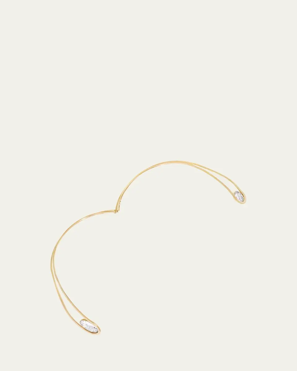 MORITZ GLIK 18K Yellow Gold Cascavel Choker Necklace with Diamonds and Kaleidoscope Shakers | Thumbnail 4 MORITZ GLIK 18K Yellow Gold Cascavel Choker Necklace with Diamonds and Kaleidoscope Shakers | Thumbnail 4