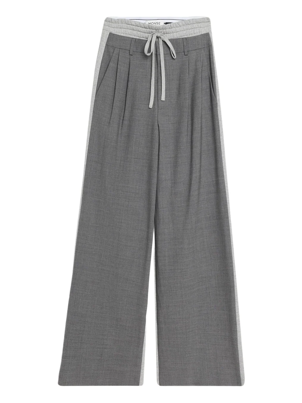 Tailored Wool Combo Wide-Leg Sweatpants Tailored Wool Combo Wide-Leg Sweatpants