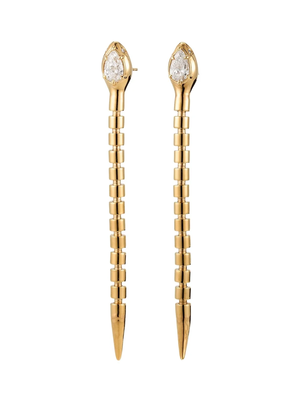 Dara Kaye Serpent Drop Earrings