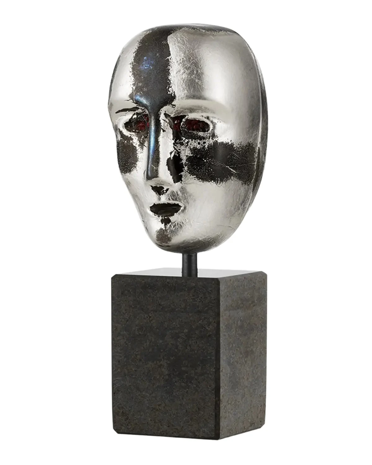 Kosta Boda Brains Mercurius Silver Decorative Accent