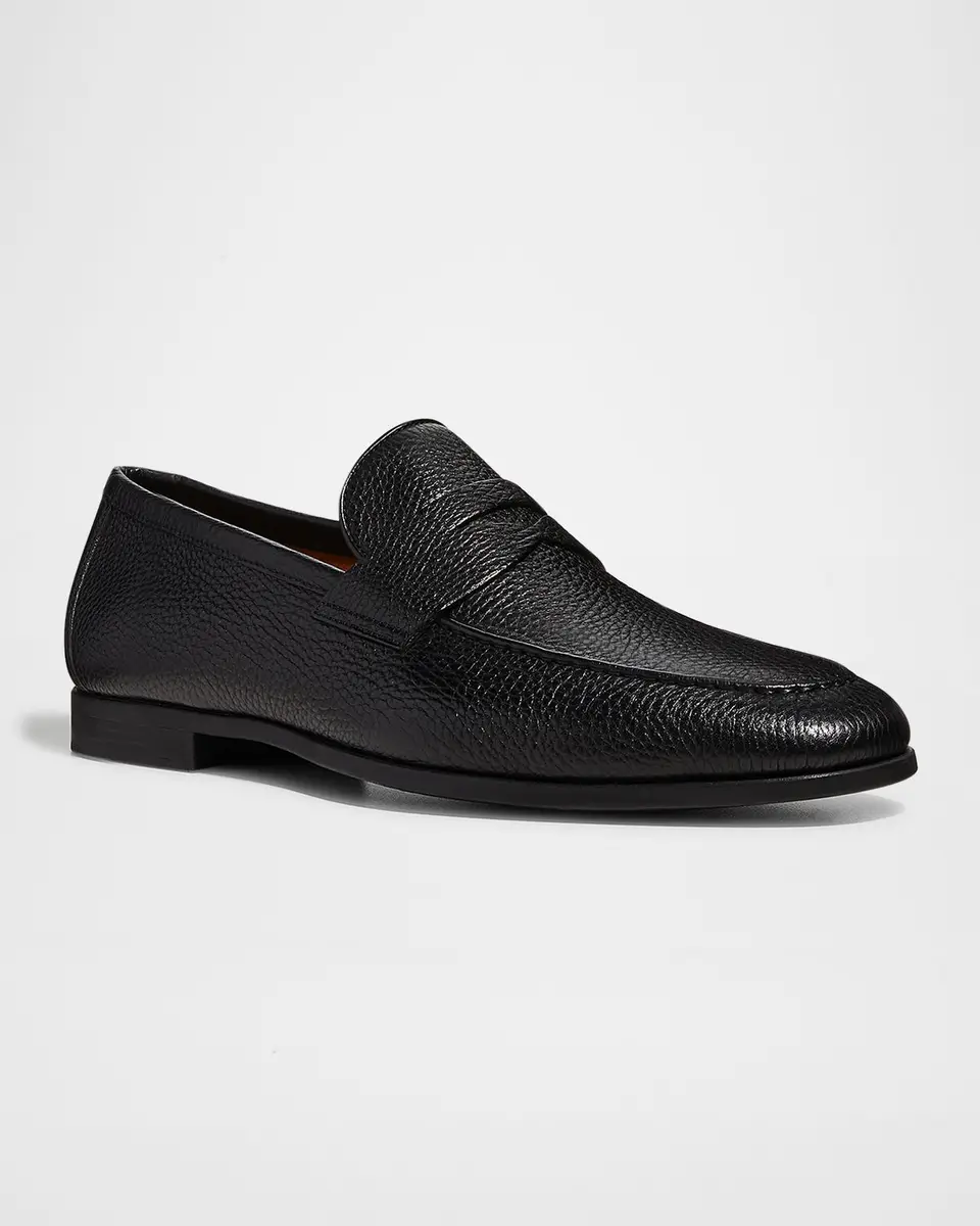 Magnanni Men's Diezma II Leather Penny Loafers | Thumbnail 2 Magnanni Men's Diezma II Leather Penny Loafers | Thumbnail 2
