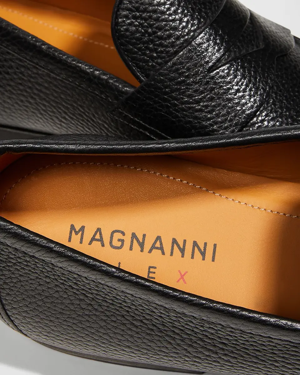 Magnanni Men's Diezma II Leather Penny Loafers | Thumbnail 4 Magnanni Men's Diezma II Leather Penny Loafers | Thumbnail 4