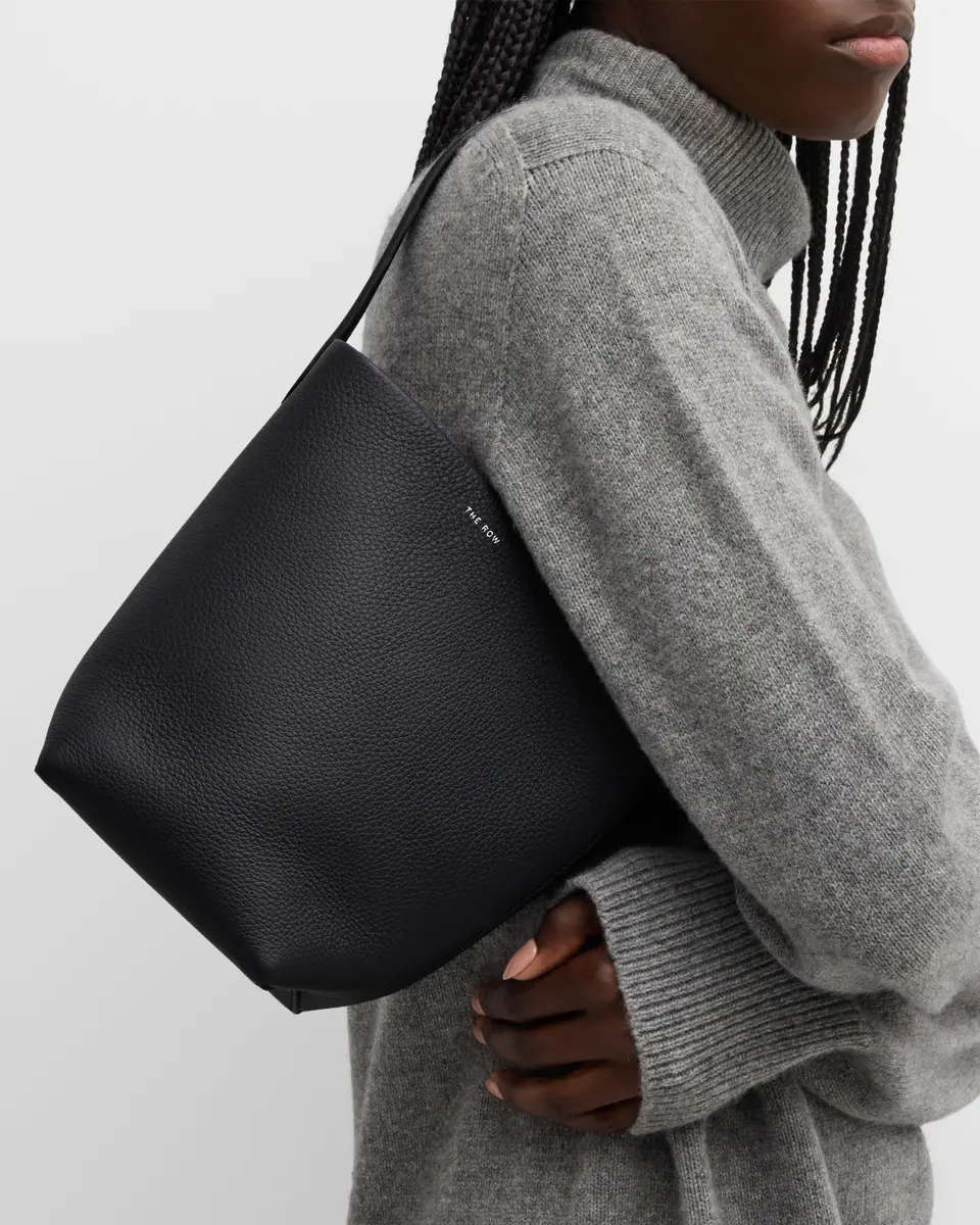 The Row N/S Park Tote Small in Lux Grained Calfksin | Thumbnail 4