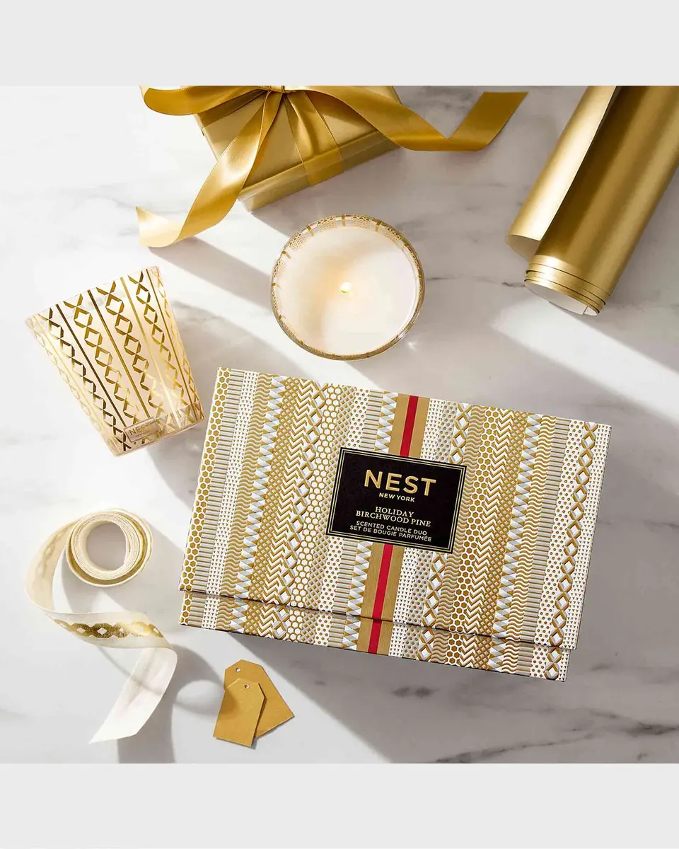 NEST New York Holiday & Birchwood Pine Classic Candle Duo | Thumbnail 3