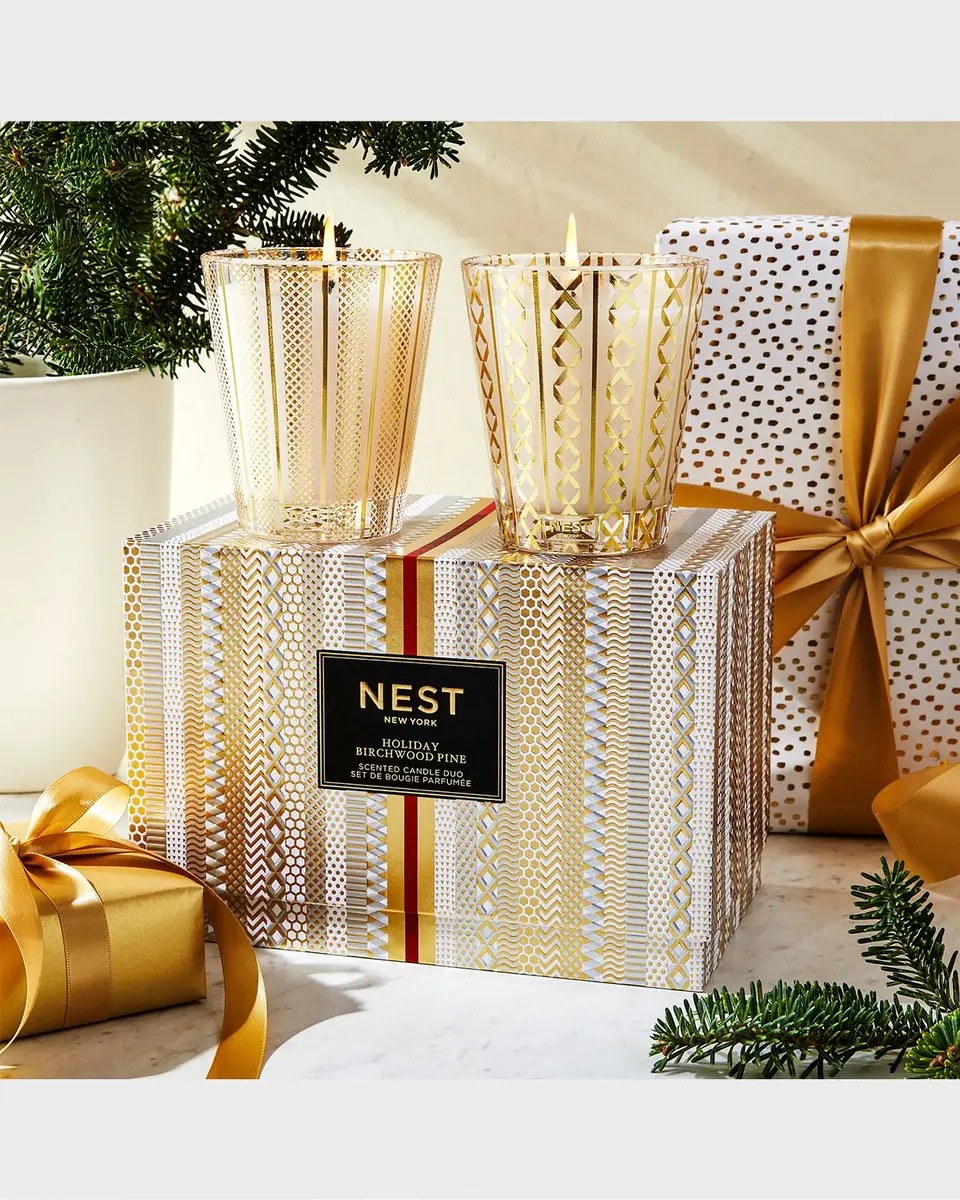 NEST New York Holiday & Birchwood Pine Classic Candle Duo | Thumbnail 4