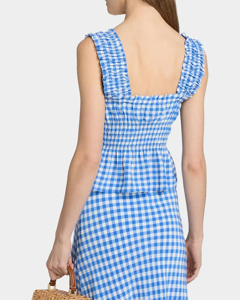 RAILS Donna Peplum-Waist Sleeveless Gingham Crop Top | Thumbnail 3 RAILS Donna Peplum-Waist Sleeveless Gingham Crop Top | Thumbnail 3