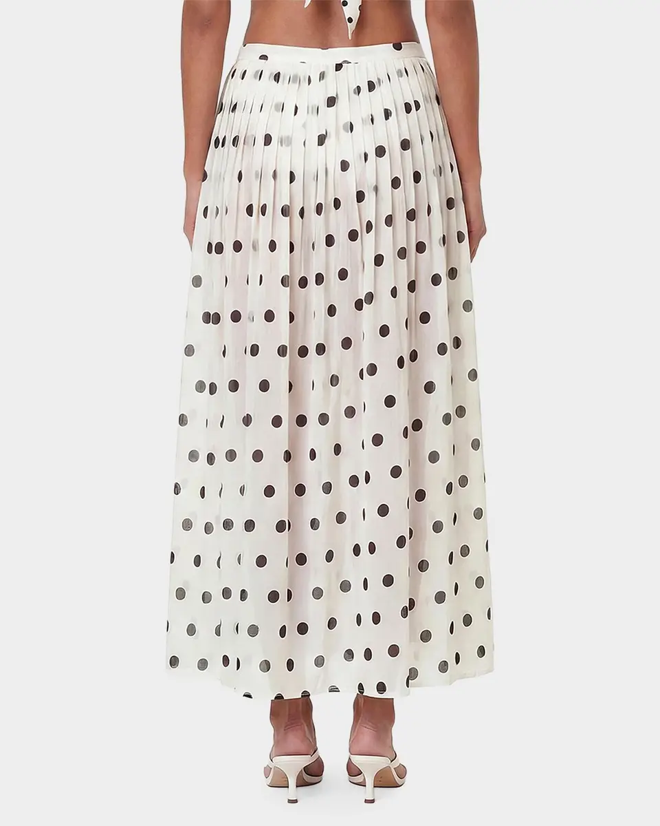 N/NICHOLAS Marit Polka Dot Midi Skirt | Thumbnail 3 N/NICHOLAS Marit Polka Dot Midi Skirt | Thumbnail 3