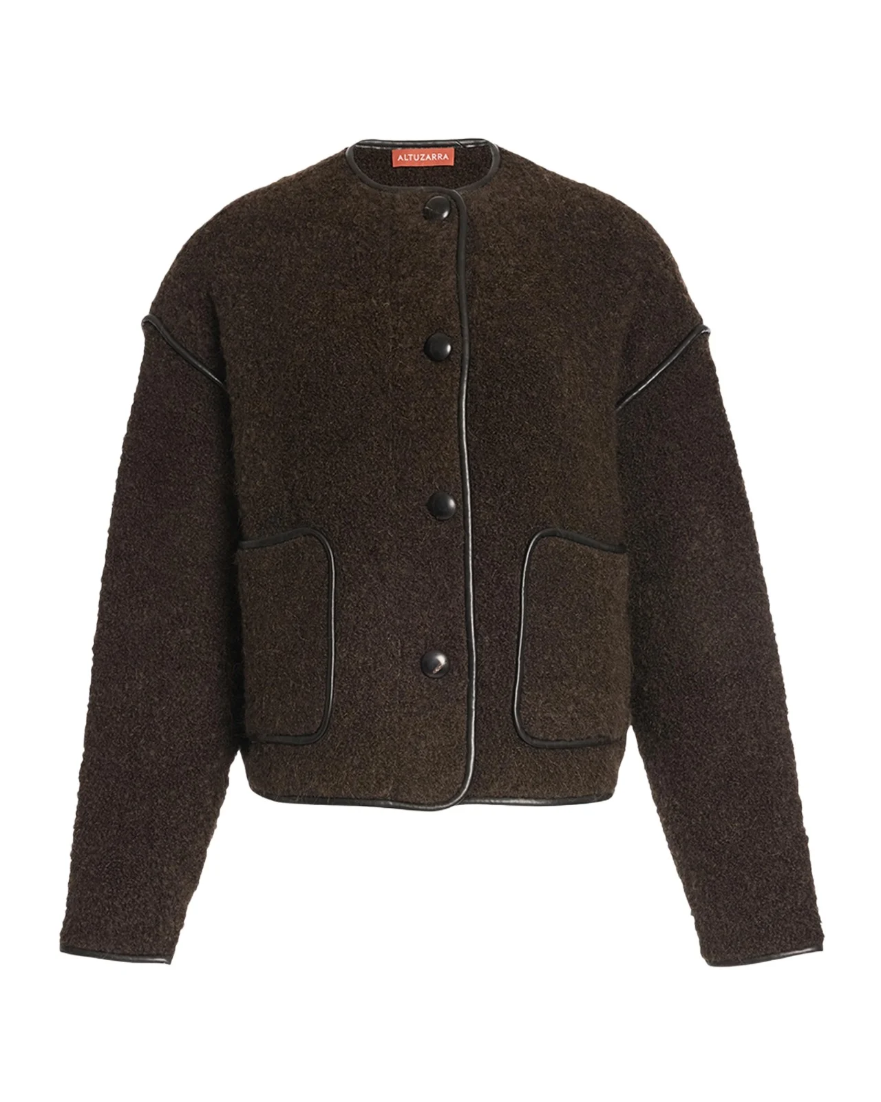 Irving Single-Breasted Alpaca Boucle Jacket