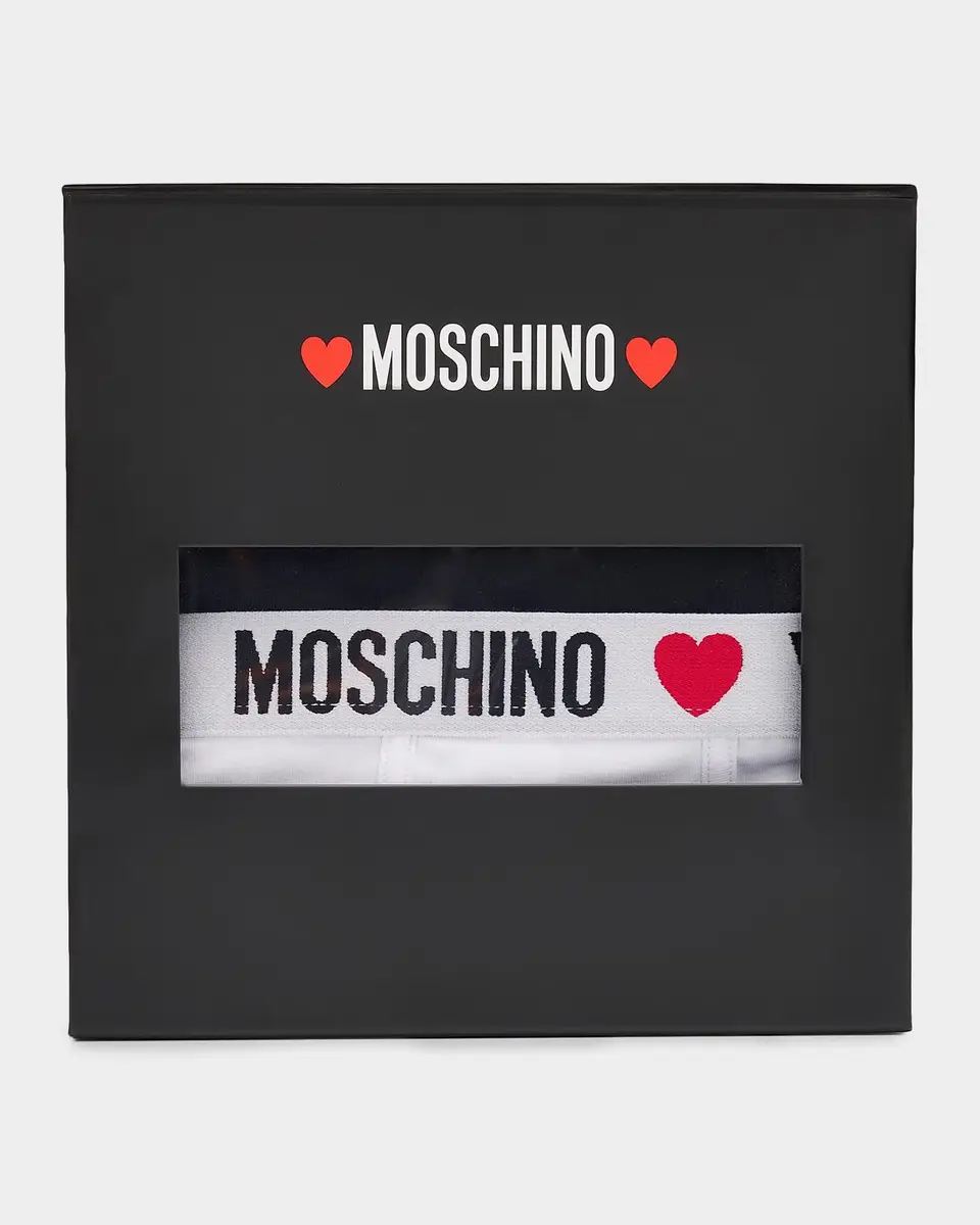 MOSCHINO Men's My Valentine 2-Pack Boxer Briefs | Thumbnail 2 MOSCHINO Men's My Valentine 2-Pack Boxer Briefs | Thumbnail 2