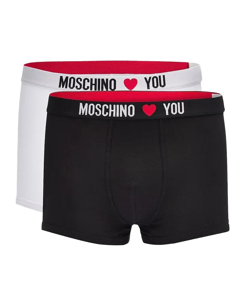 MOSCHINO Men's My Valentine 2-Pack Boxer Briefs | Image 1 MOSCHINO Men's My Valentine 2-Pack Boxer Briefs | Image 1