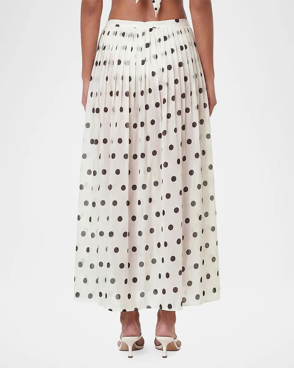 N/NICHOLAS Marit Polka Dot Midi Skirt | Thumbnail 3 N/NICHOLAS Marit Polka Dot Midi Skirt | Thumbnail 3