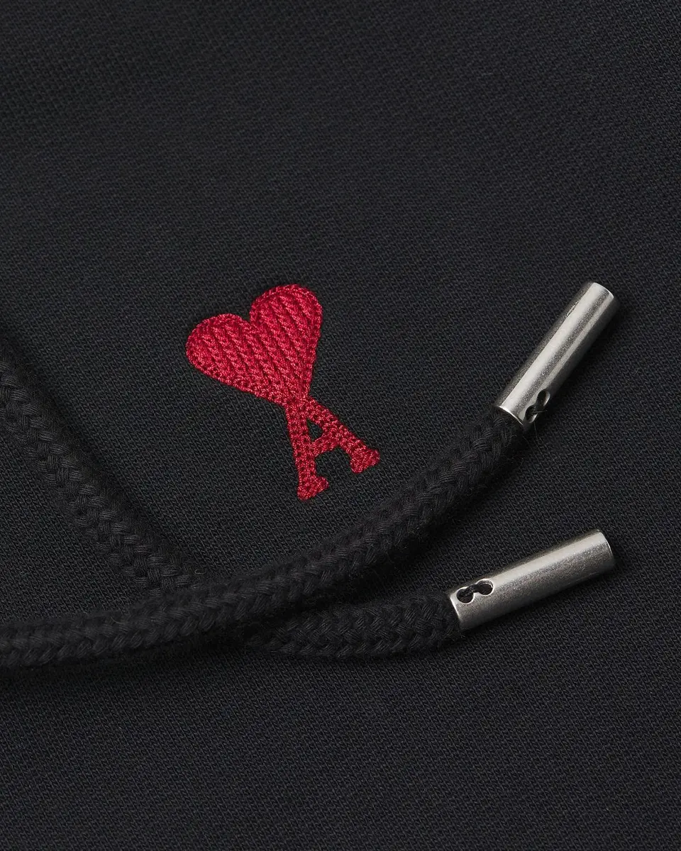 AMI PARIS Men's Ami De Coeur Cotton Hoodie | Thumbnail 4 AMI PARIS Men's Ami De Coeur Cotton Hoodie | Thumbnail 4