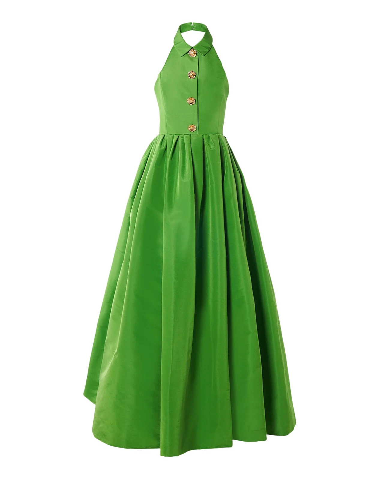 Carolina Herrera Collared Hatler Ball Gown