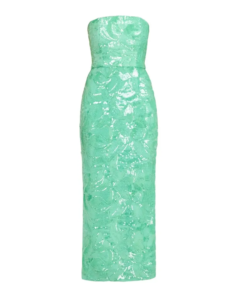 HELSI Leslie Strapless Sequin Column Gown | Image 1 HELSI Leslie Strapless Sequin Column Gown | Image 1