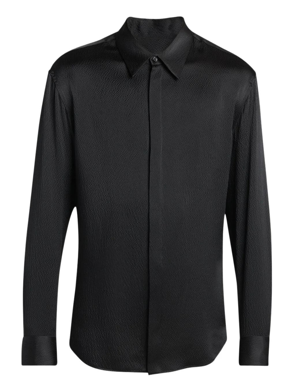Giorgio Armani Men's Printed Silk Button-Front Shirt