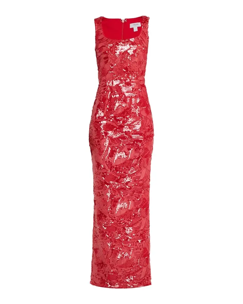 HELSI Iris Sequin Sleeveless Gown | Image 1 HELSI Iris Sequin Sleeveless Gown | Image 1