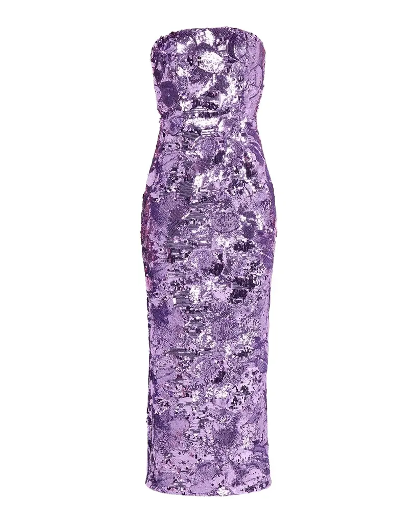 HELSI Leslie Strapless Sequin Column Gown | Image 1 HELSI Leslie Strapless Sequin Column Gown | Image 1