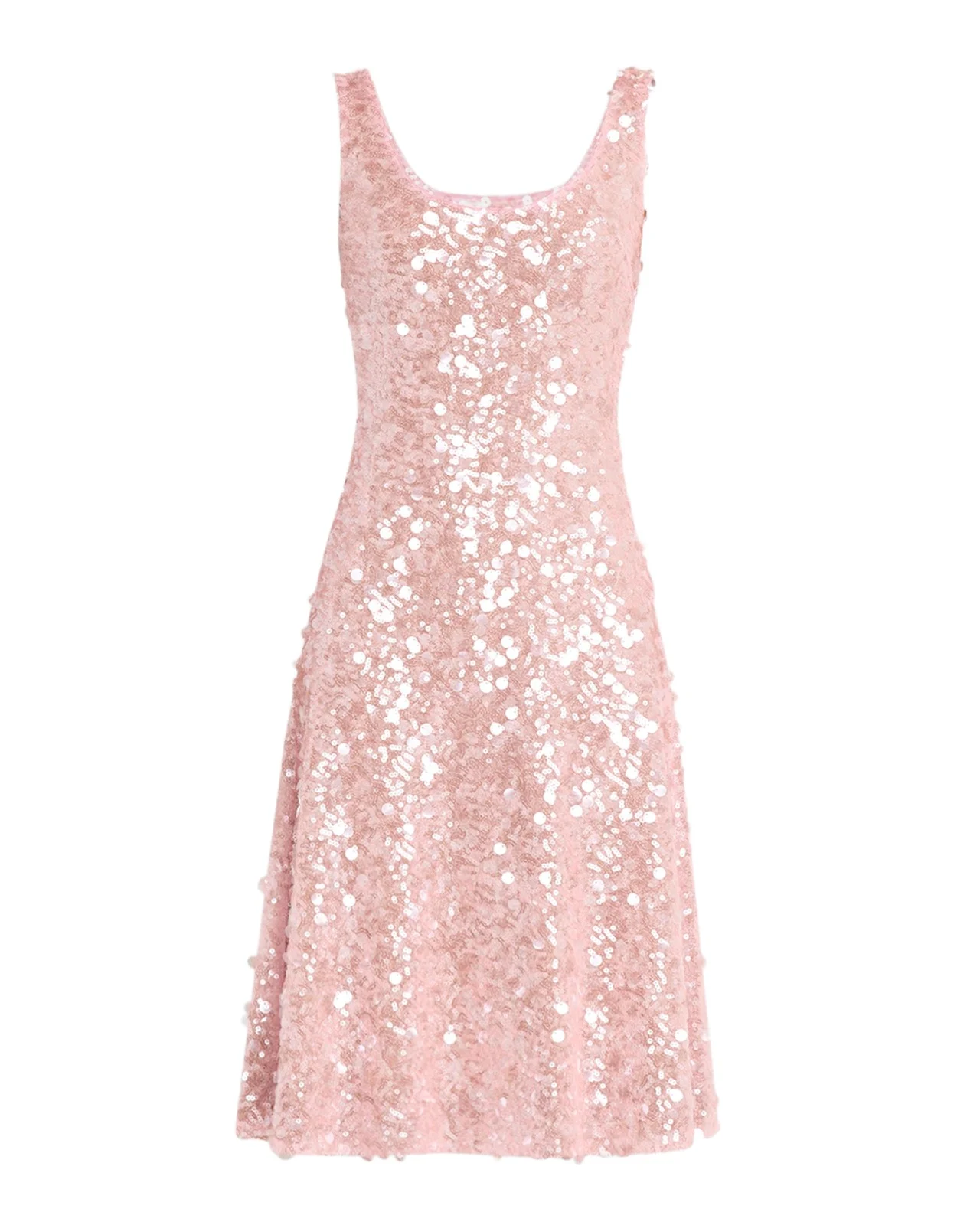 Isla Fit & Flare Sequin Midi Dress