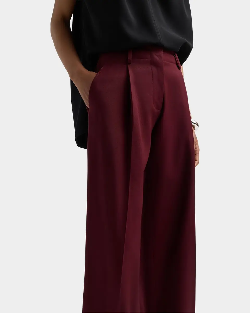 Proenza Schouler White Label Halima Wool Gabardine Pants | Thumbnail 3