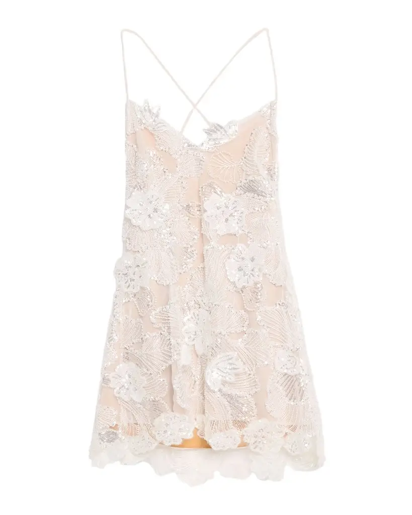 HELSI Renee Floral Embroidered Mini Dress | Image 1 HELSI Renee Floral Embroidered Mini Dress | Image 1