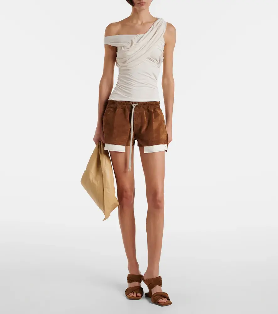 Rick Owens Suede shorts | Thumbnail 2