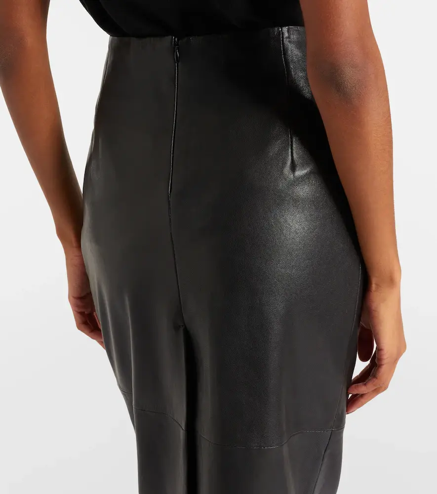 Nour Hammour Elisse leather pencil skirt | Thumbnail 2 Nour Hammour Elisse leather pencil skirt | Thumbnail 2