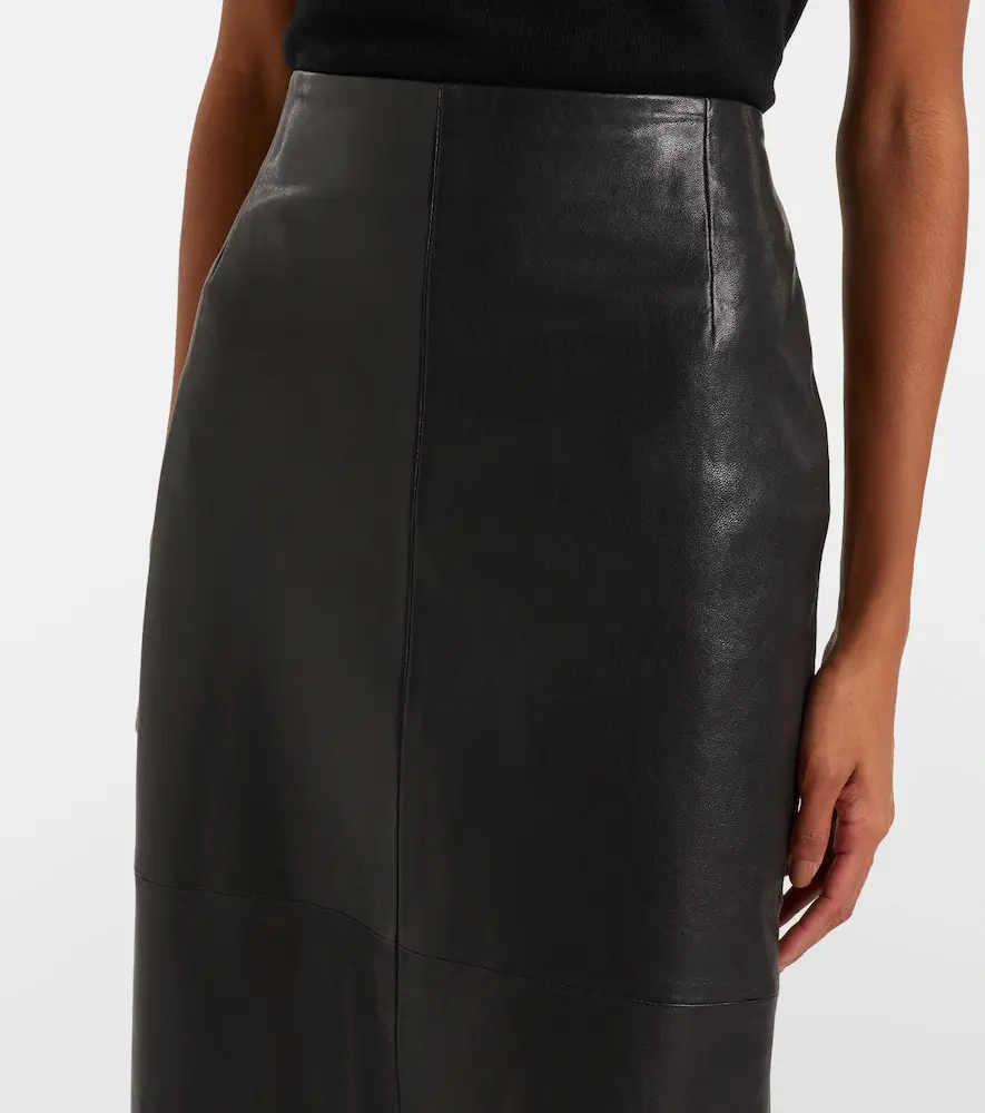 Nour Hammour Elisse leather pencil skirt | Thumbnail 6 Nour Hammour Elisse leather pencil skirt | Thumbnail 6
