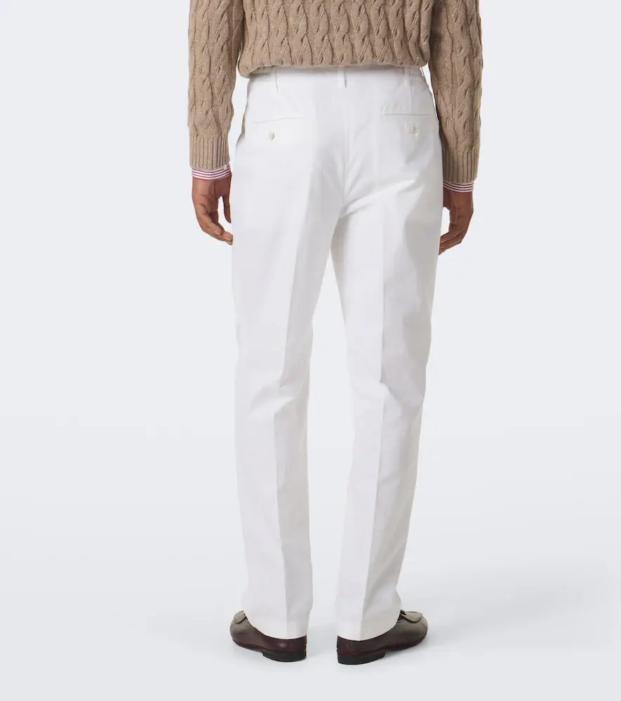 dunhill Cotton and cashmere straight pants | Thumbnail 5 dunhill Cotton and cashmere straight pants | Thumbnail 5
