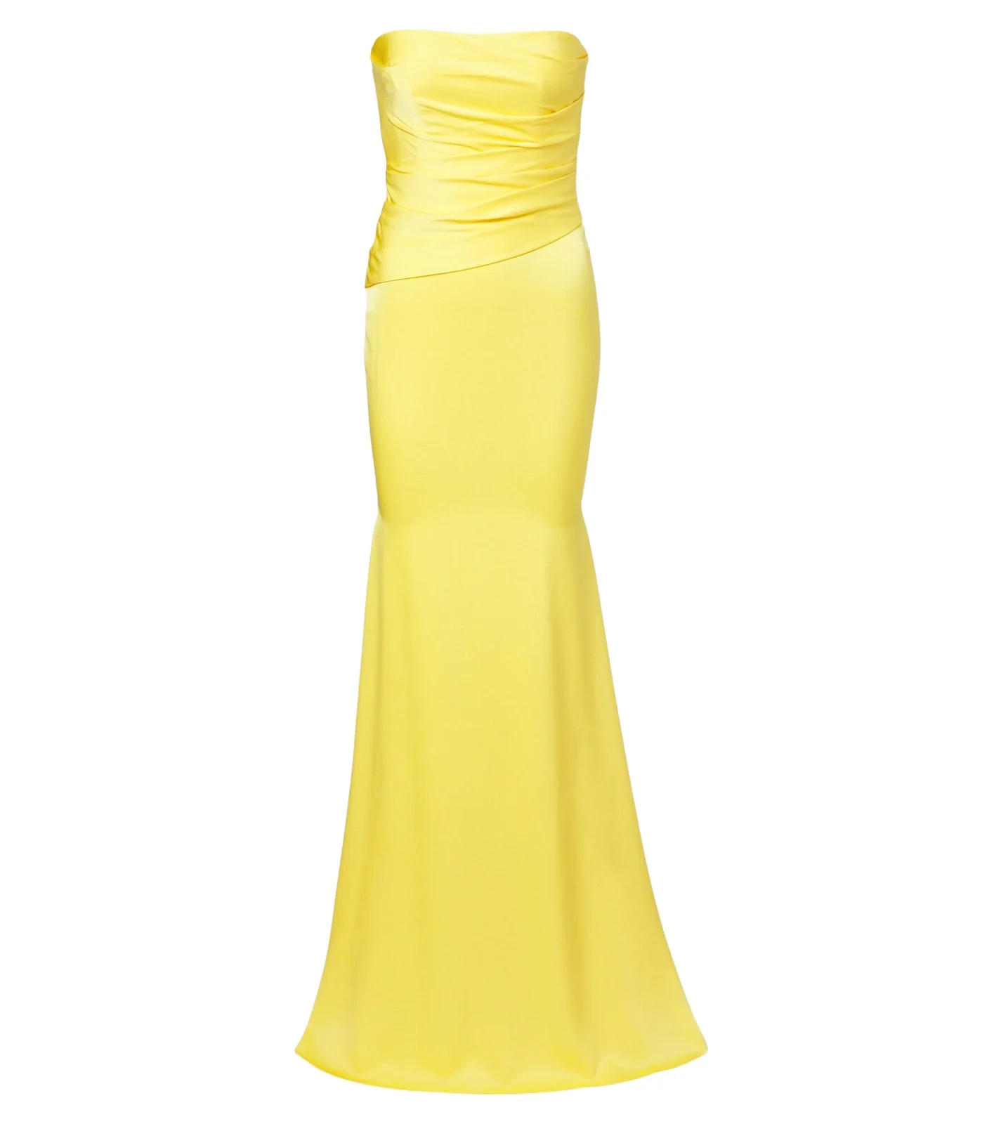 Alex Perry Satin crêpe bustier gown