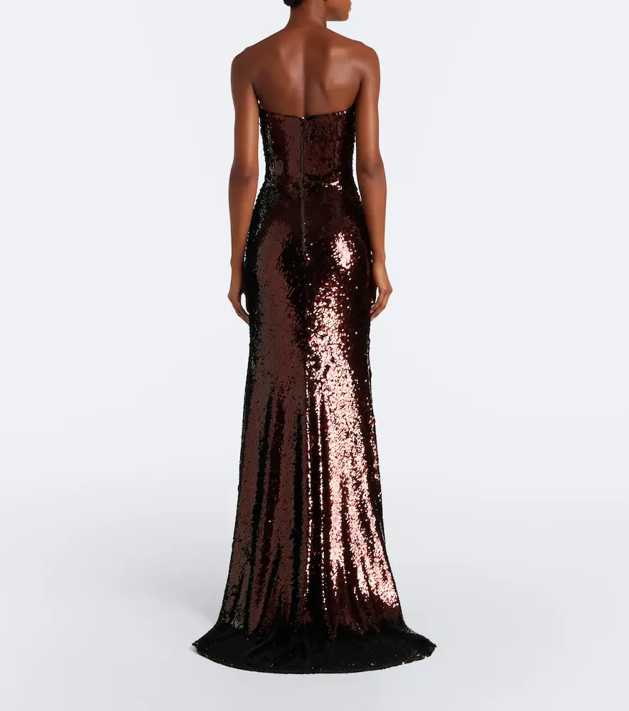Alex Perry Sequined bustier gown | Thumbnail 4 Alex Perry Sequined bustier gown | Thumbnail 4