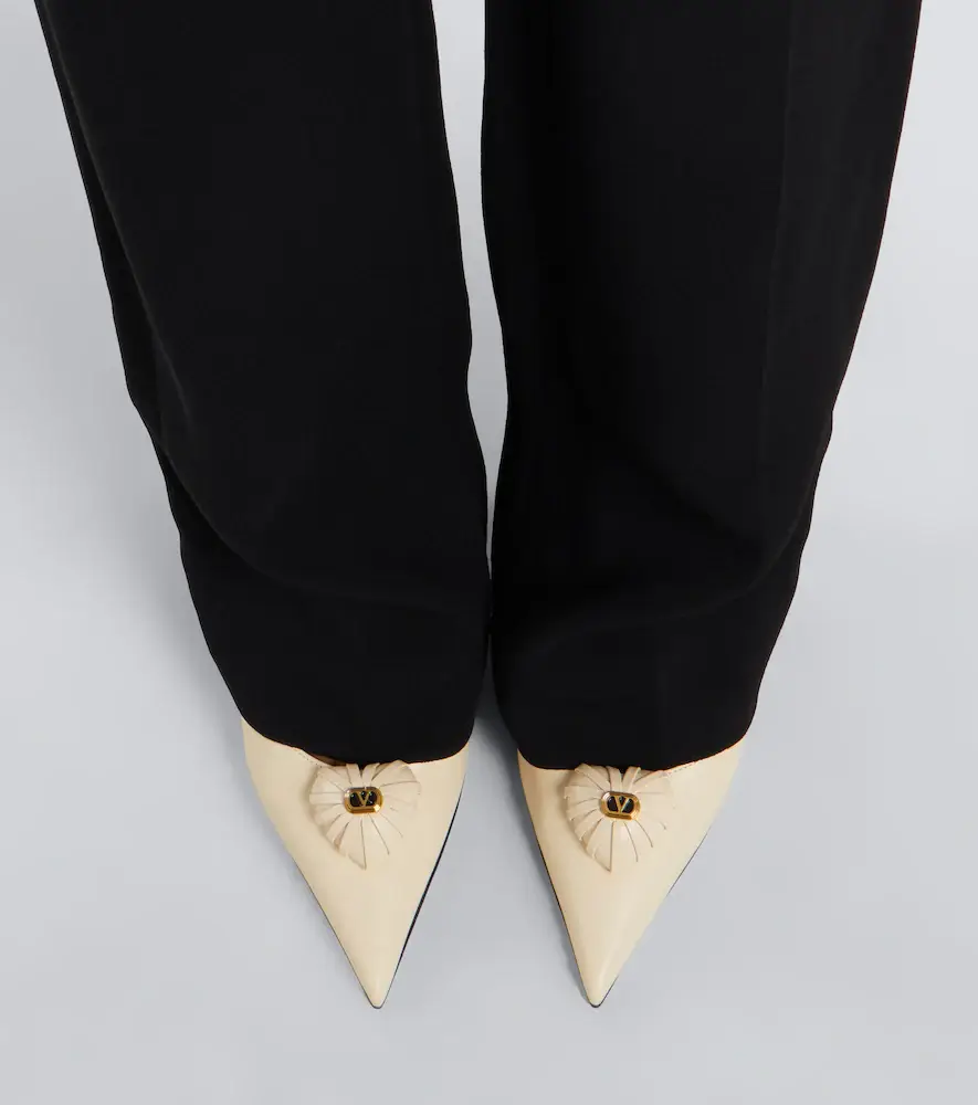Valentino Garavani Caur Royal leather slingback pumps | Thumbnail 6 Valentino Garavani Caur Royal leather slingback pumps | Thumbnail 6