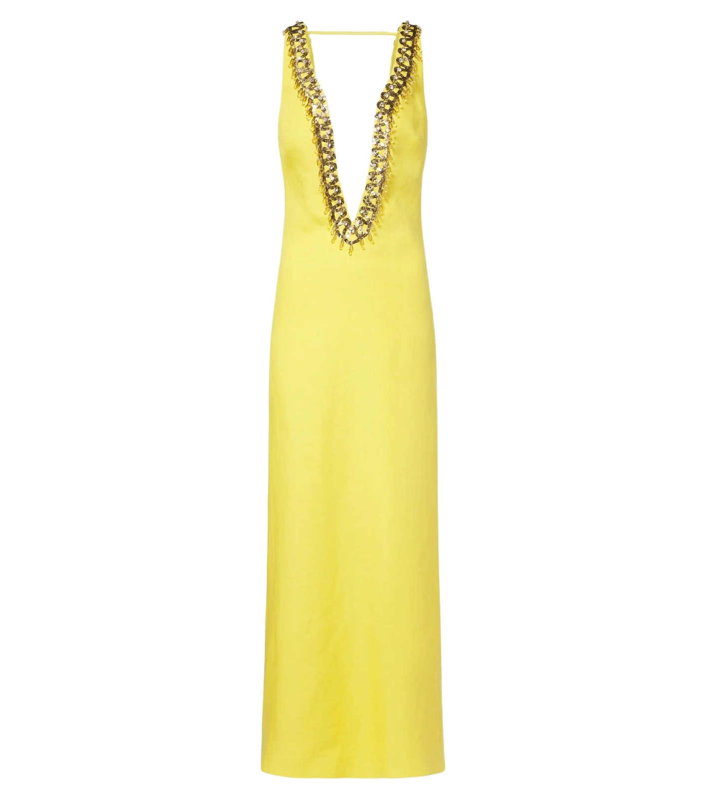 Valentino Garavani Embellished linen gown
