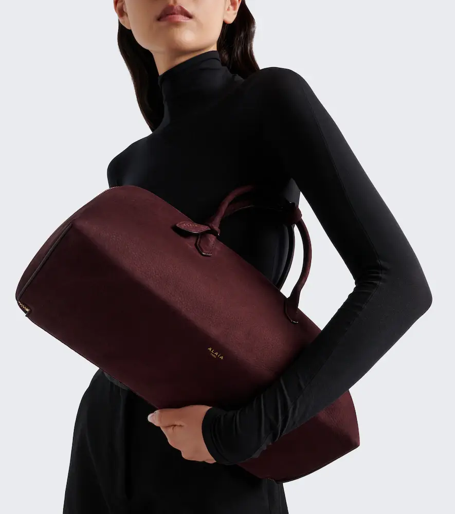 Alaïa Alaïa Delta Medium suede top-handle bag | Thumbnail 6 Alaïa Alaïa Delta Medium suede top-handle bag | Thumbnail 6