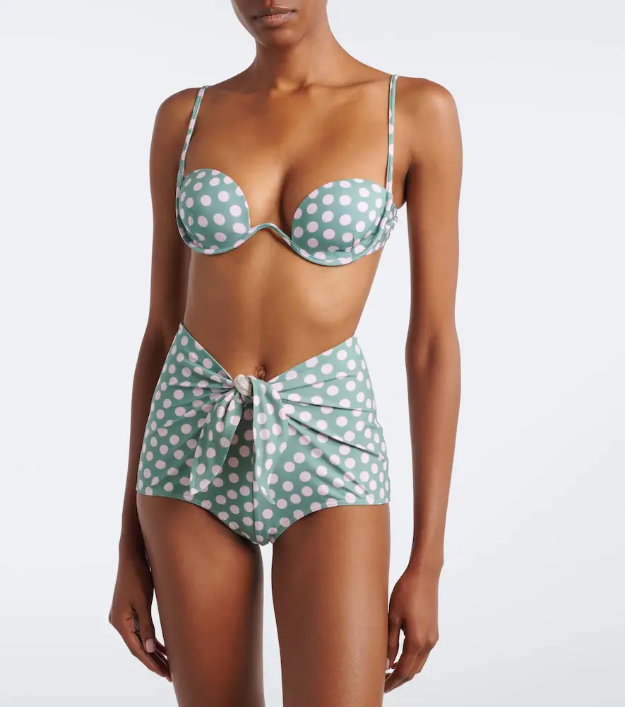 Alaïa Alaïa Polka-dot bikini | Thumbnail 3