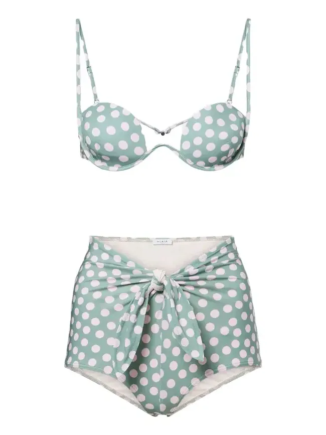 Alaïa Alaïa Polka-dot bikini