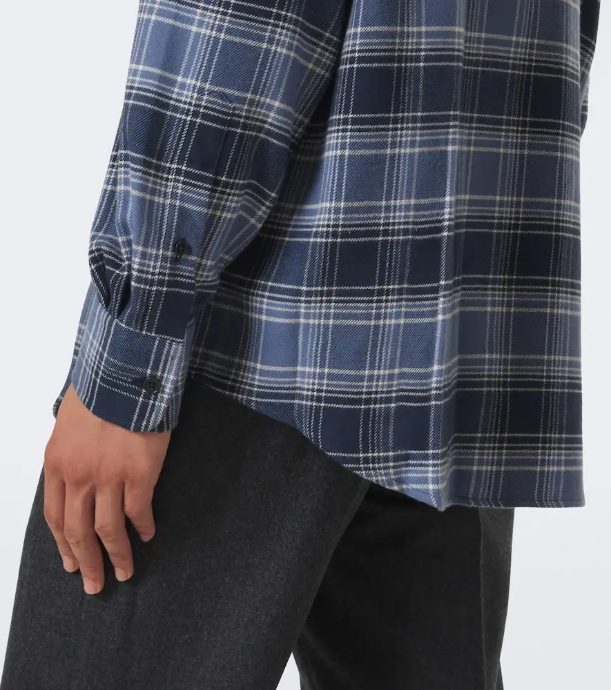 Ralph Lauren Purple Label Checked cotton shirt | Thumbnail 5 Ralph Lauren Purple Label Checked cotton shirt | Thumbnail 5