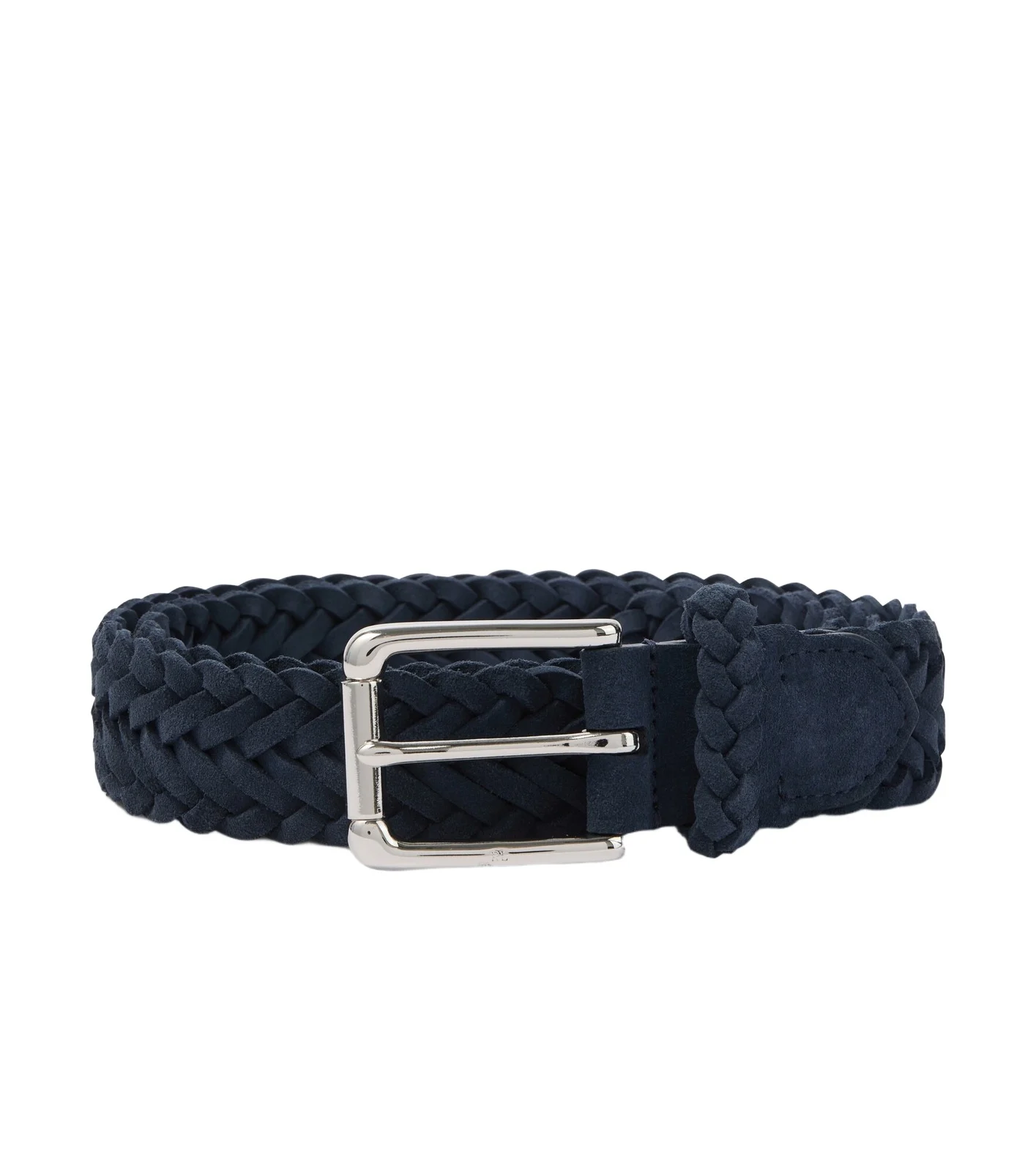 Ralph Lauren Purple Label Braided suede belt