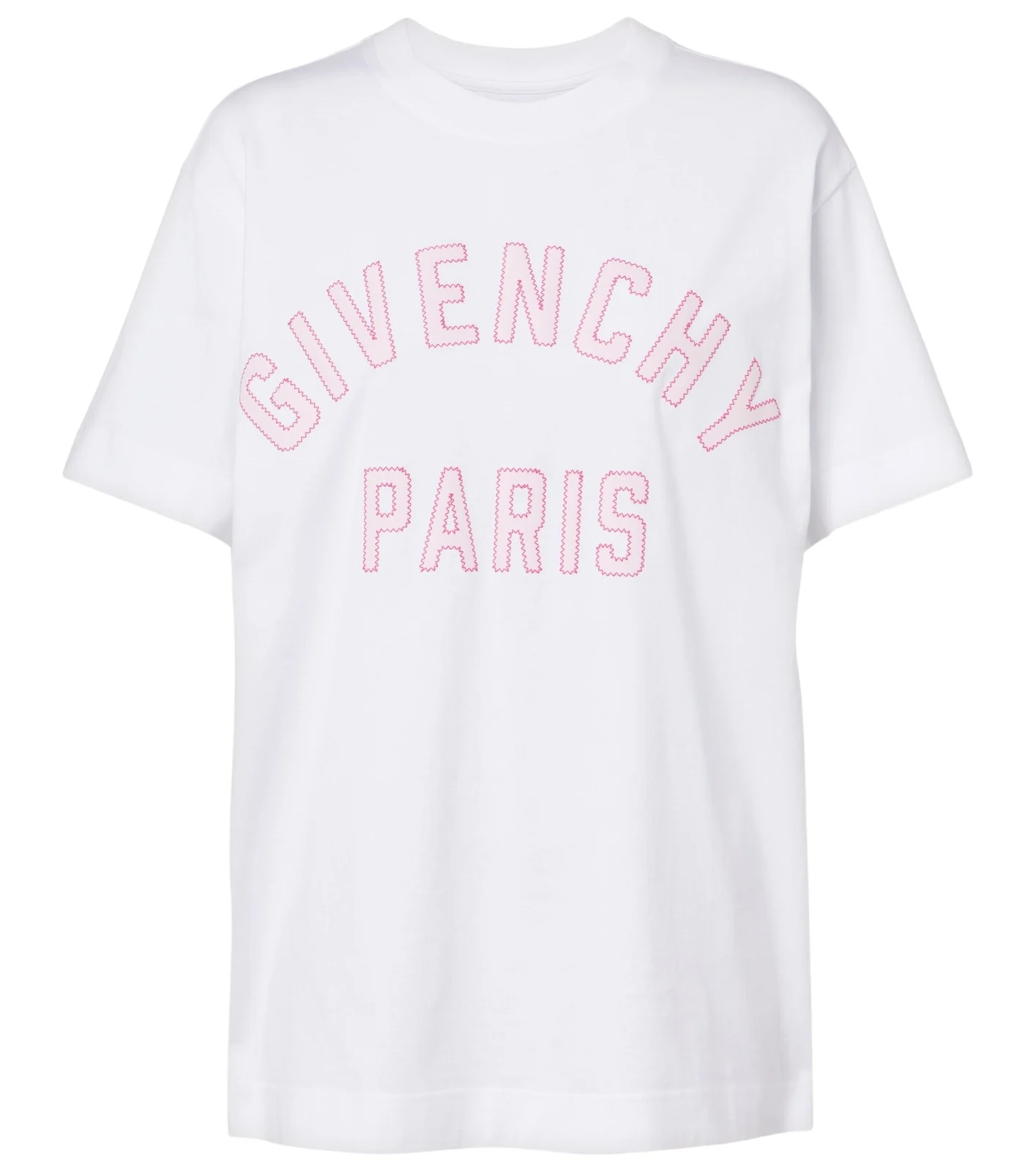 Embroidered cotton T-shirt
